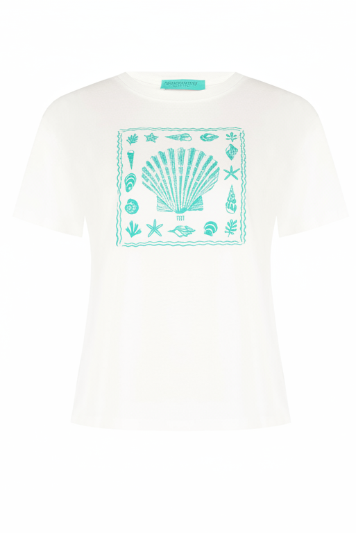 T-Shirt Stampa Grafica in Cotone