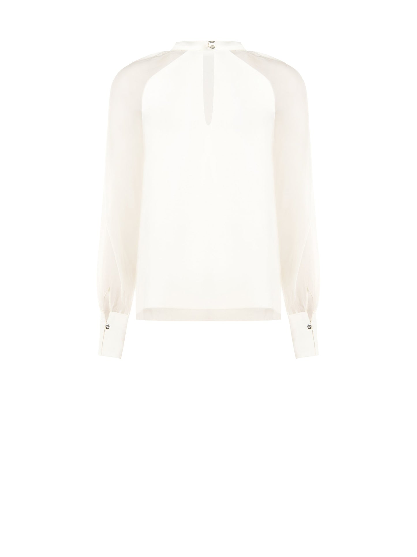 Blusa Ampia in Chiffon con Cristalli – Rinascimento
