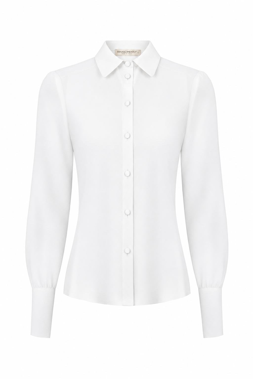 Camicia Sfiancata in Raso Opaco