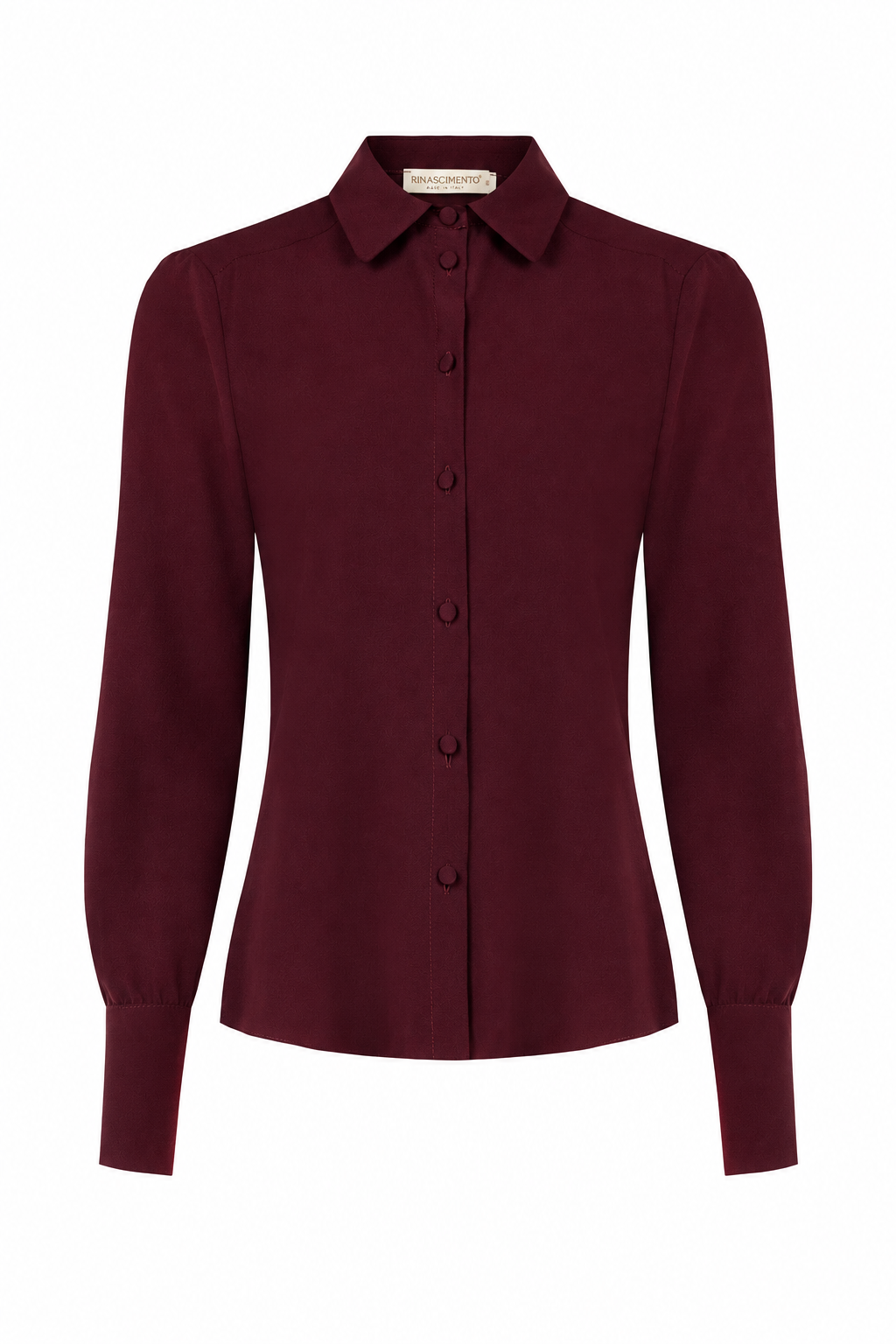 Camicia Sfiancata in Raso Opaco