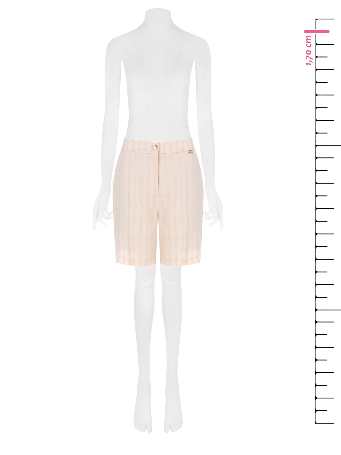 Short in Viscosa Leggero a Righe