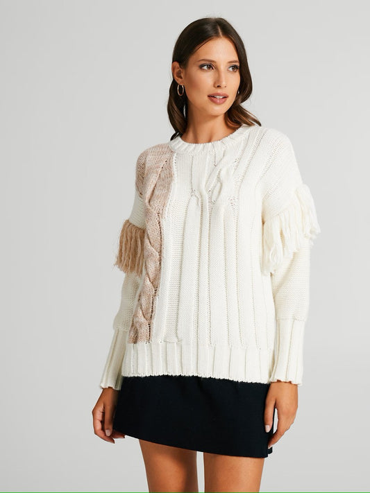 Maglione con Frange