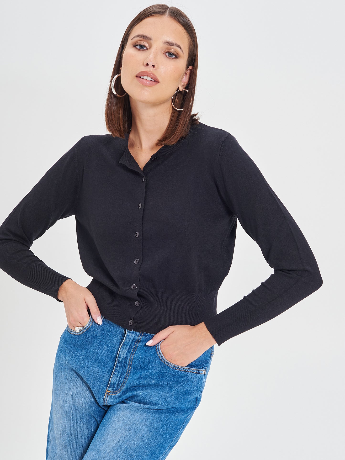 Cardigan in Viscosa