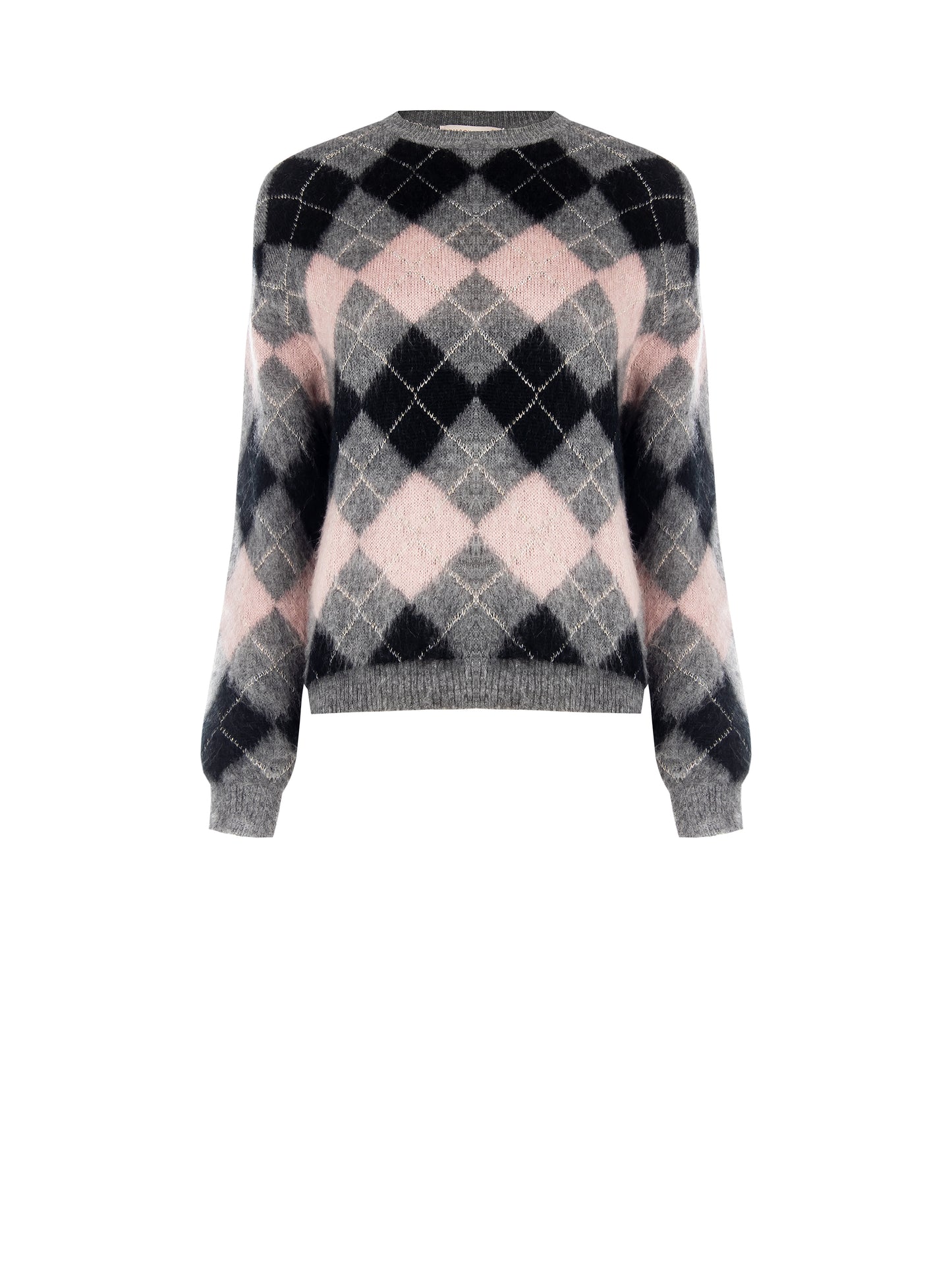 Pull misto Viscosa e Mohair a Losanghe