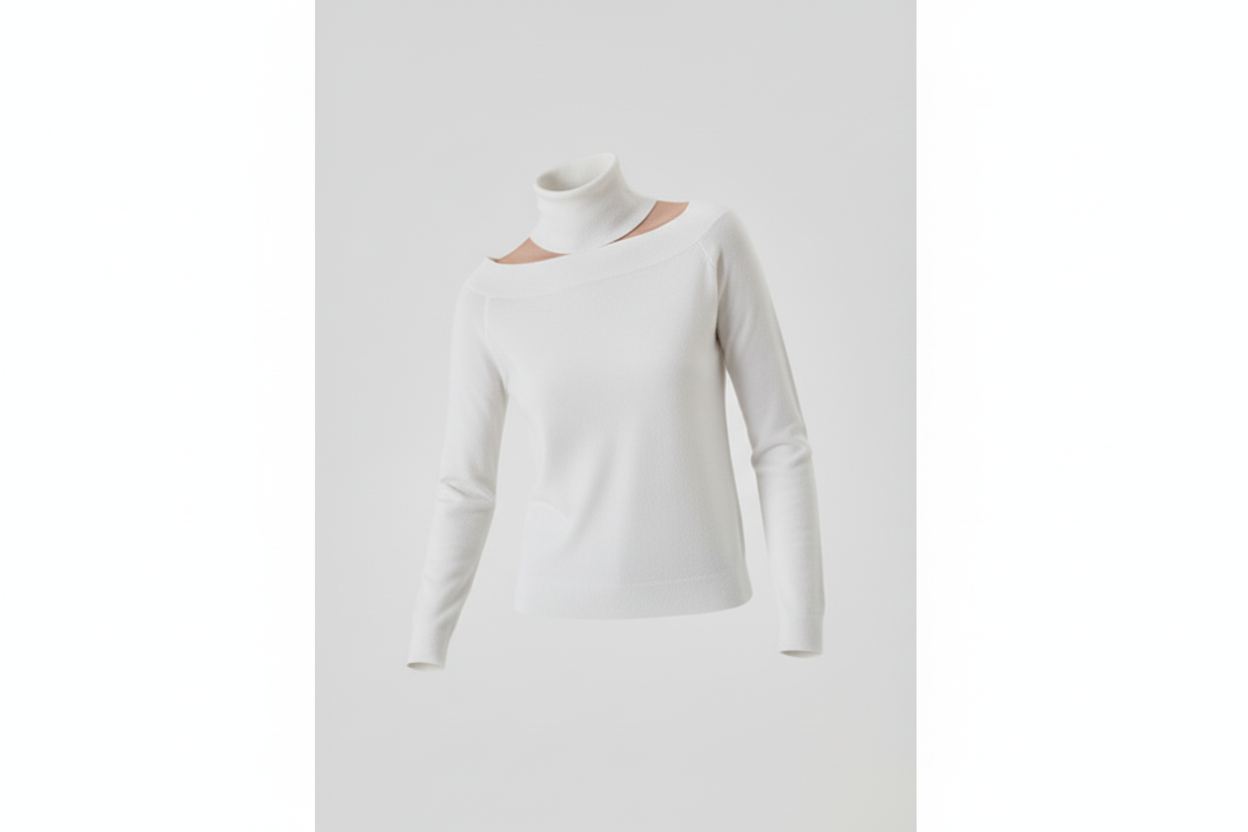 Maglia con dettaglio choker