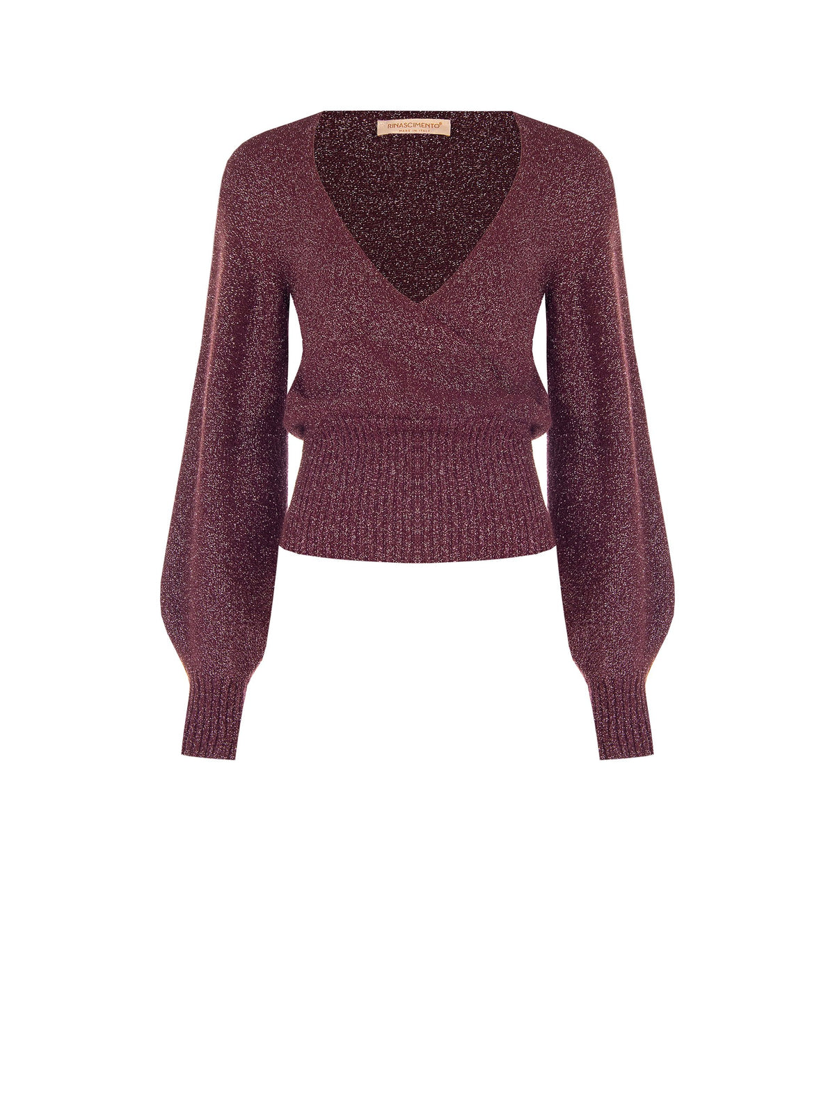 Maglia Incrocio Micropaillettes
