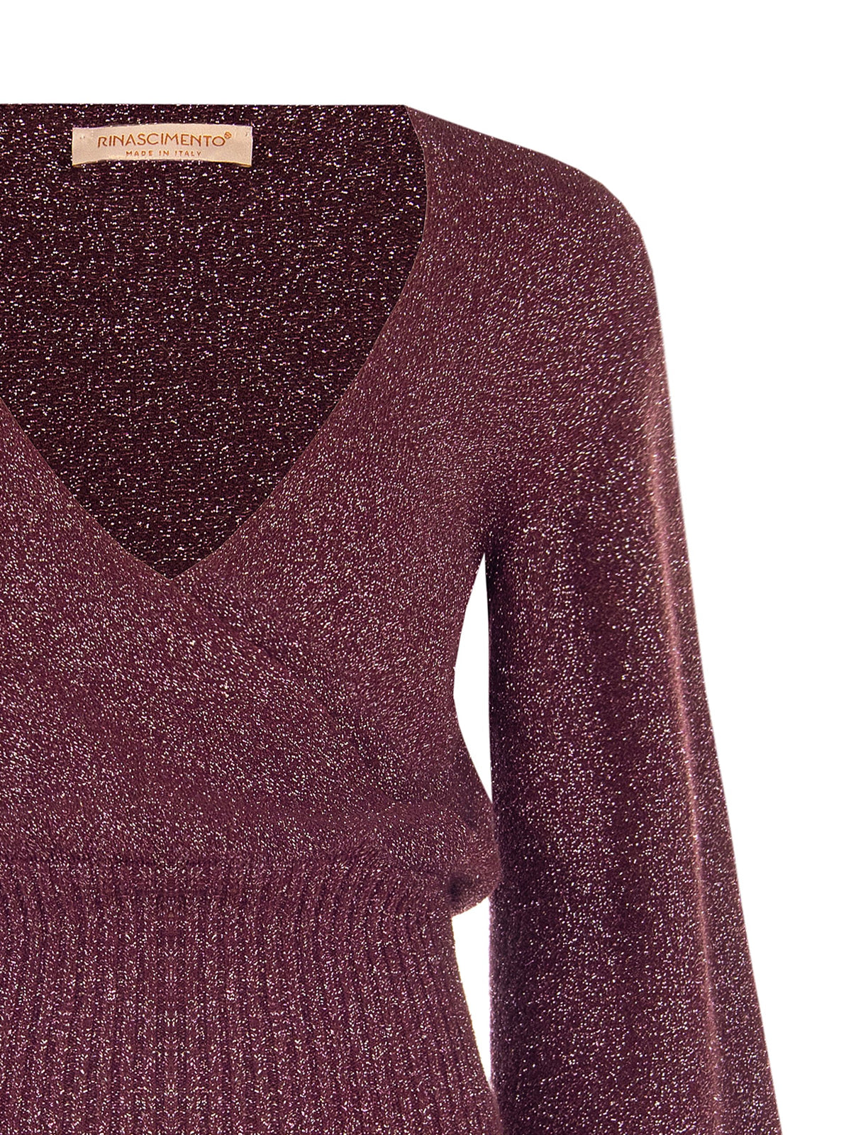 Maglia Incrocio Micropaillettes