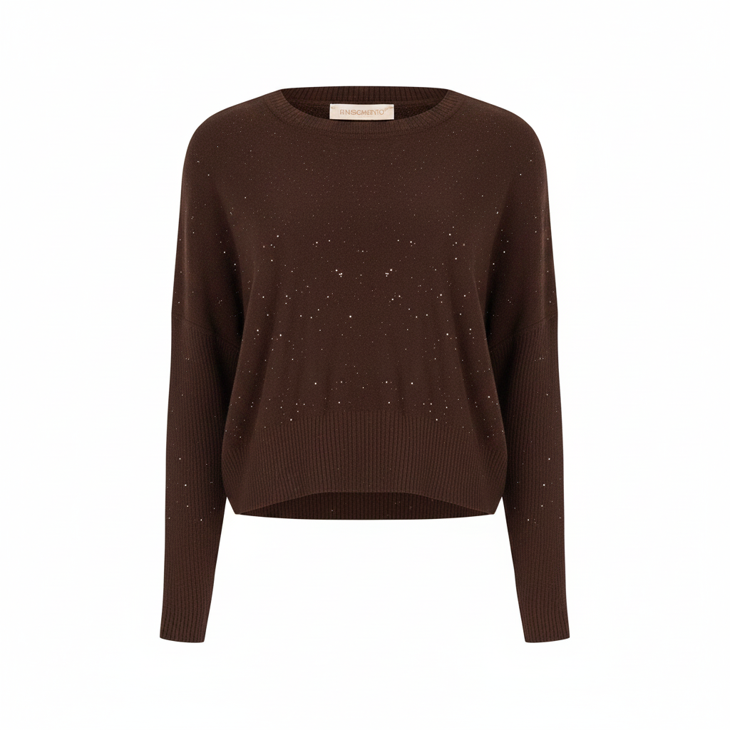 Maglione Over con Paillettes