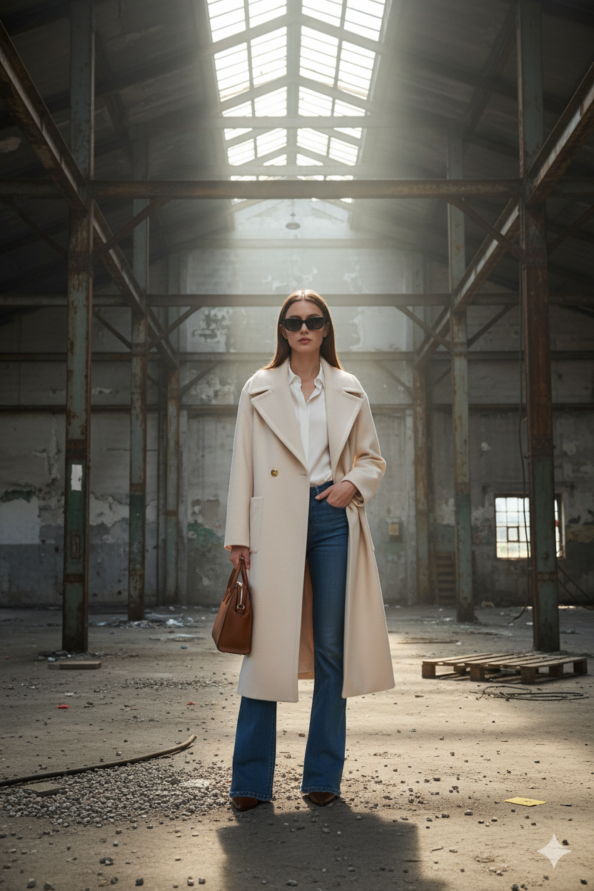 Cappotto Con Cintura