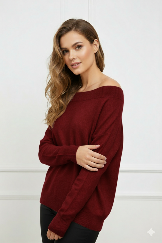 Maglia Basic Scollo Barca