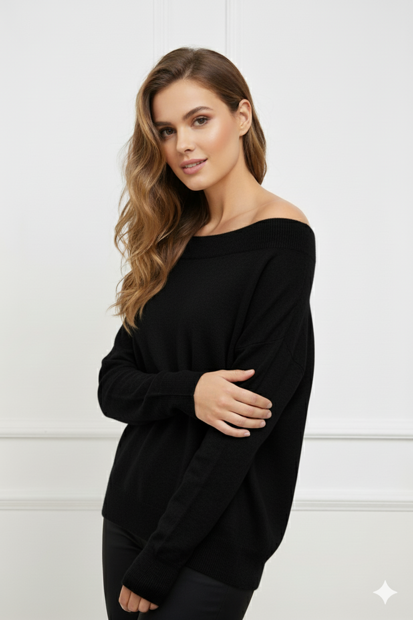 Maglia Basic Scollo Barca