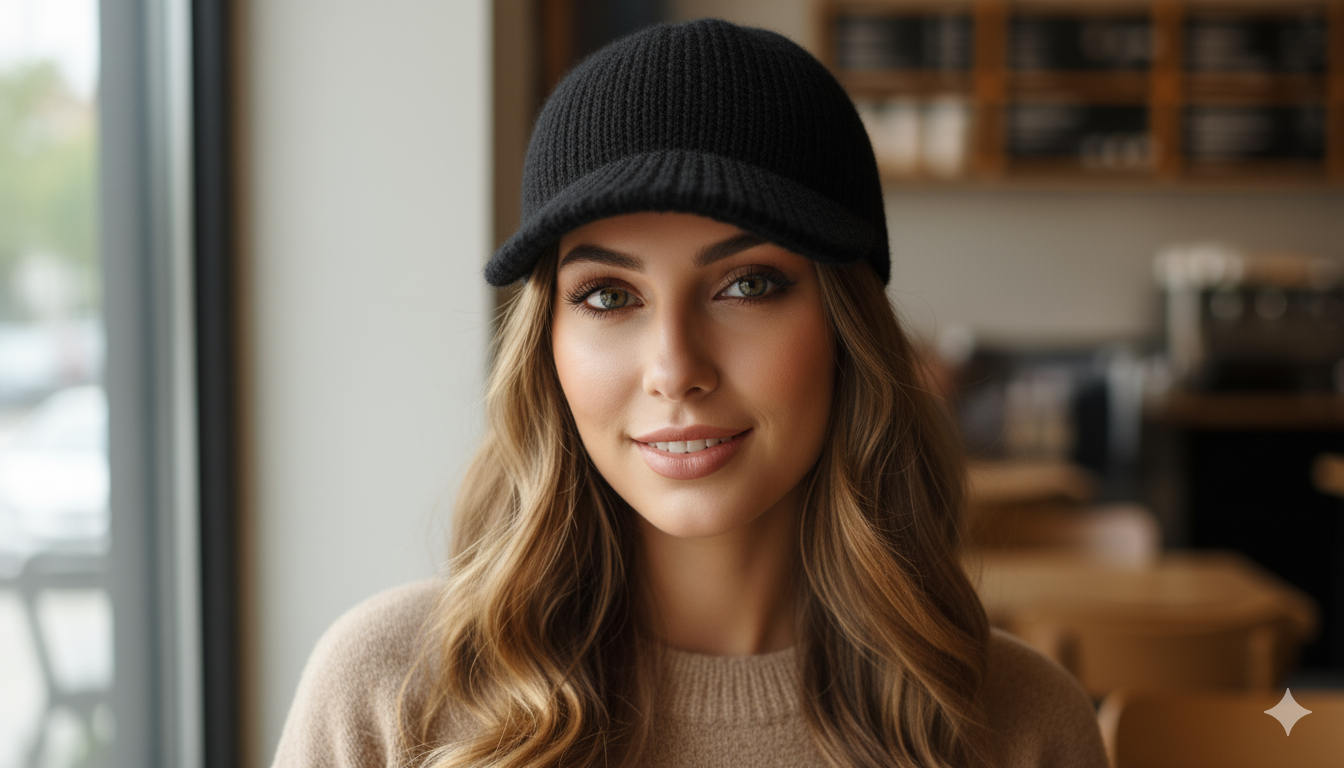 Cappellino da Baseball a Maglia Intrecciata