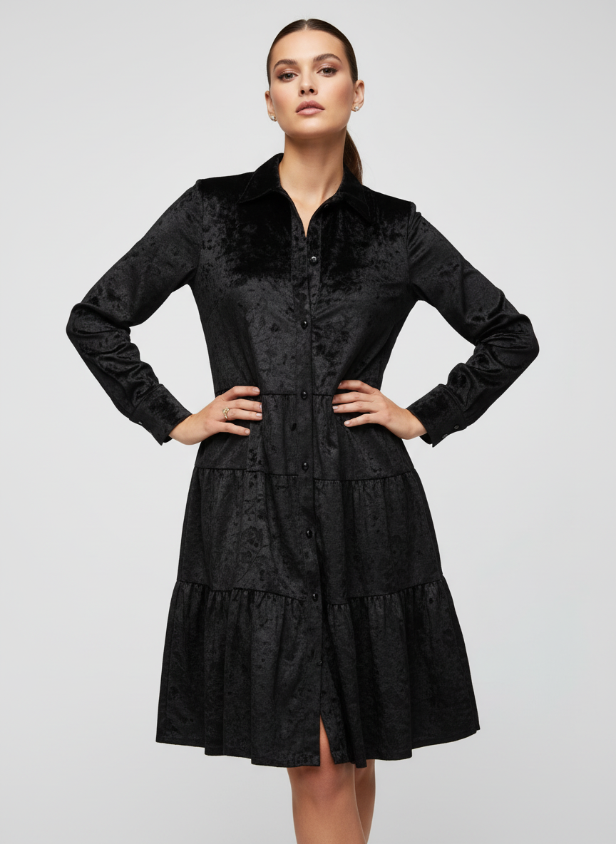 Abito Chemisier Velluto