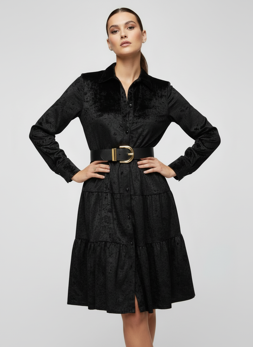 Abito Chemisier Velluto