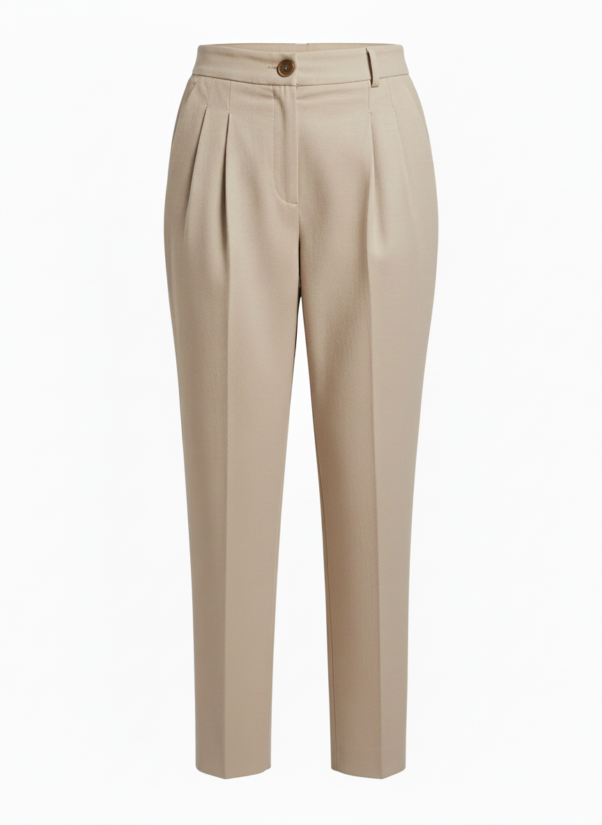 Pantaloni Vita alta Chinos