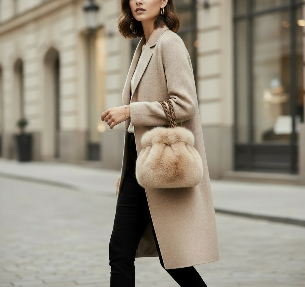 Borsa Eco pelliccia Sacco