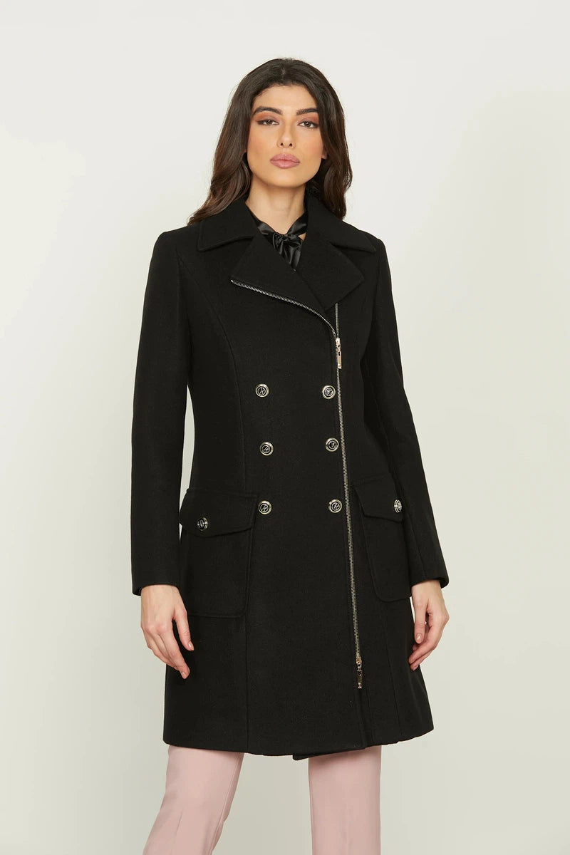 Cappotto Manica Lunga Doppio Petto