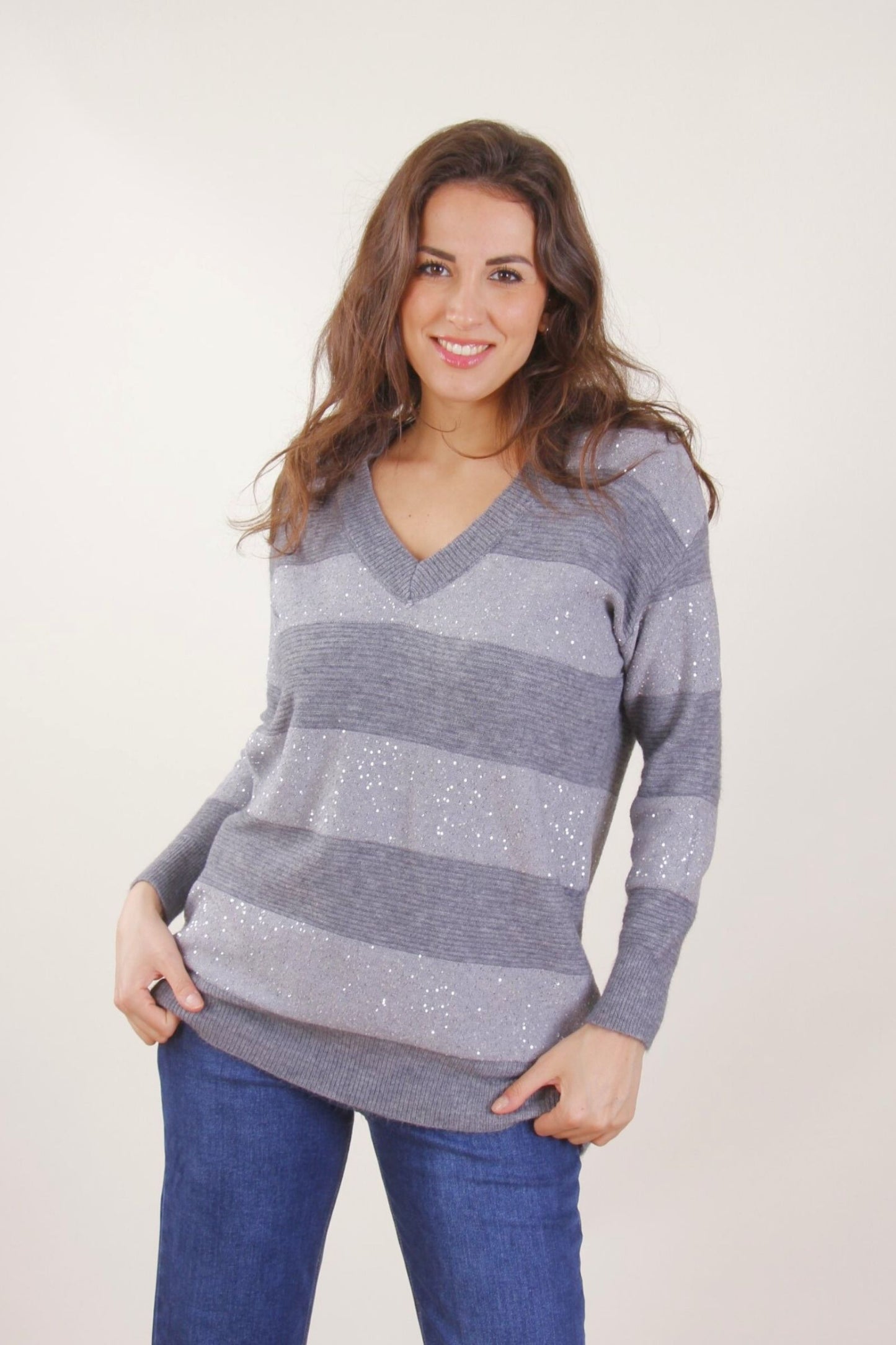 Maglione Oversize con scollo V