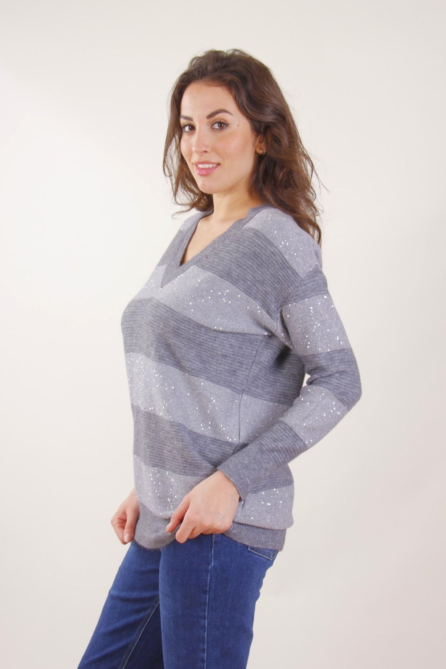 Maglione Oversize con scollo V