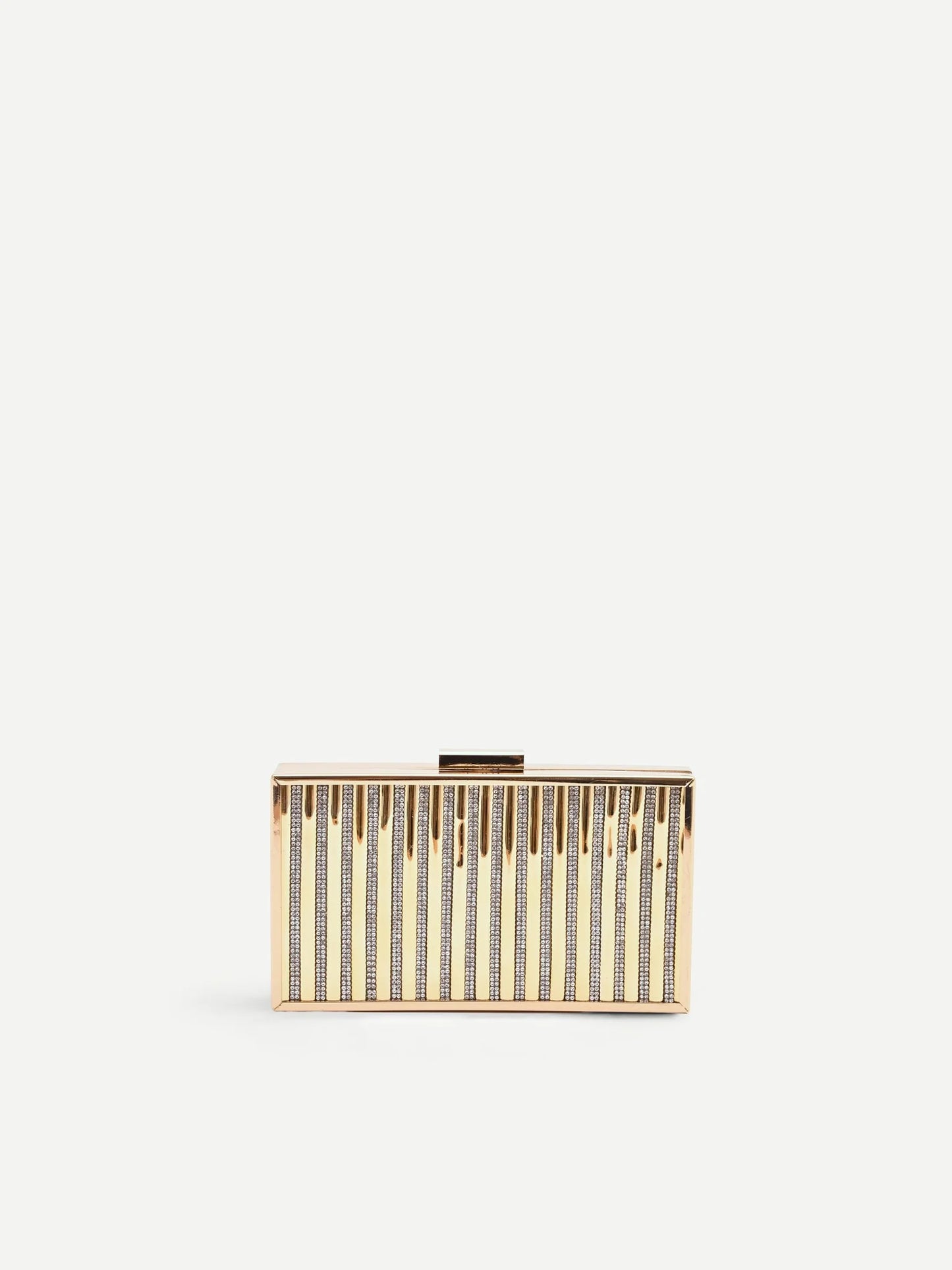 Clutch Rigida con Pave' di Strass