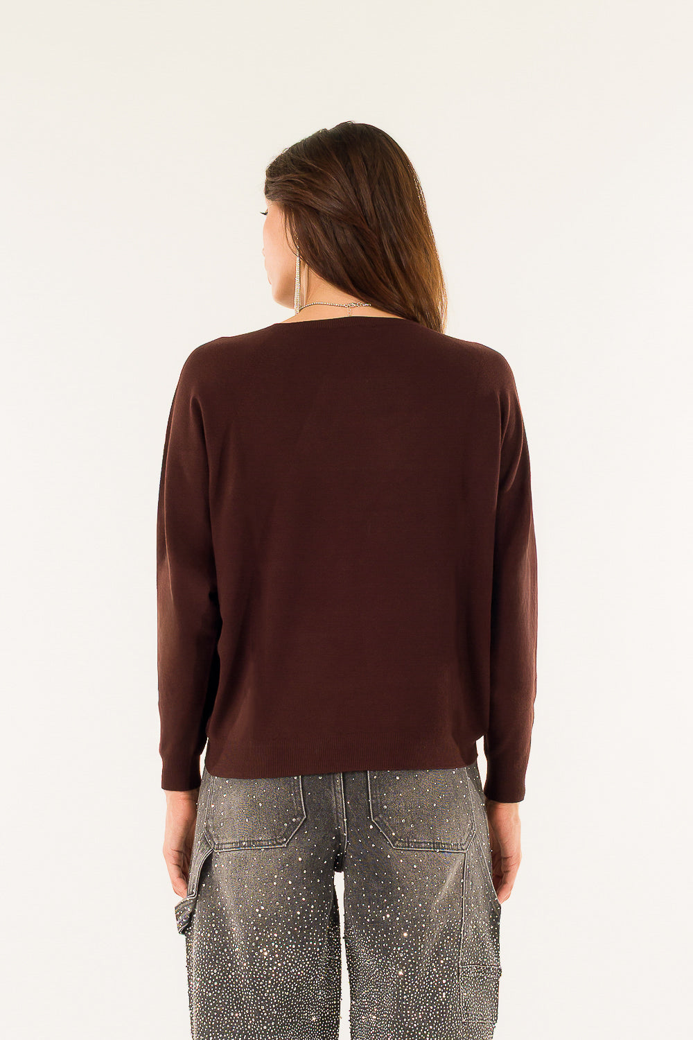 Maglia  Scollo Barchetta Viscosa