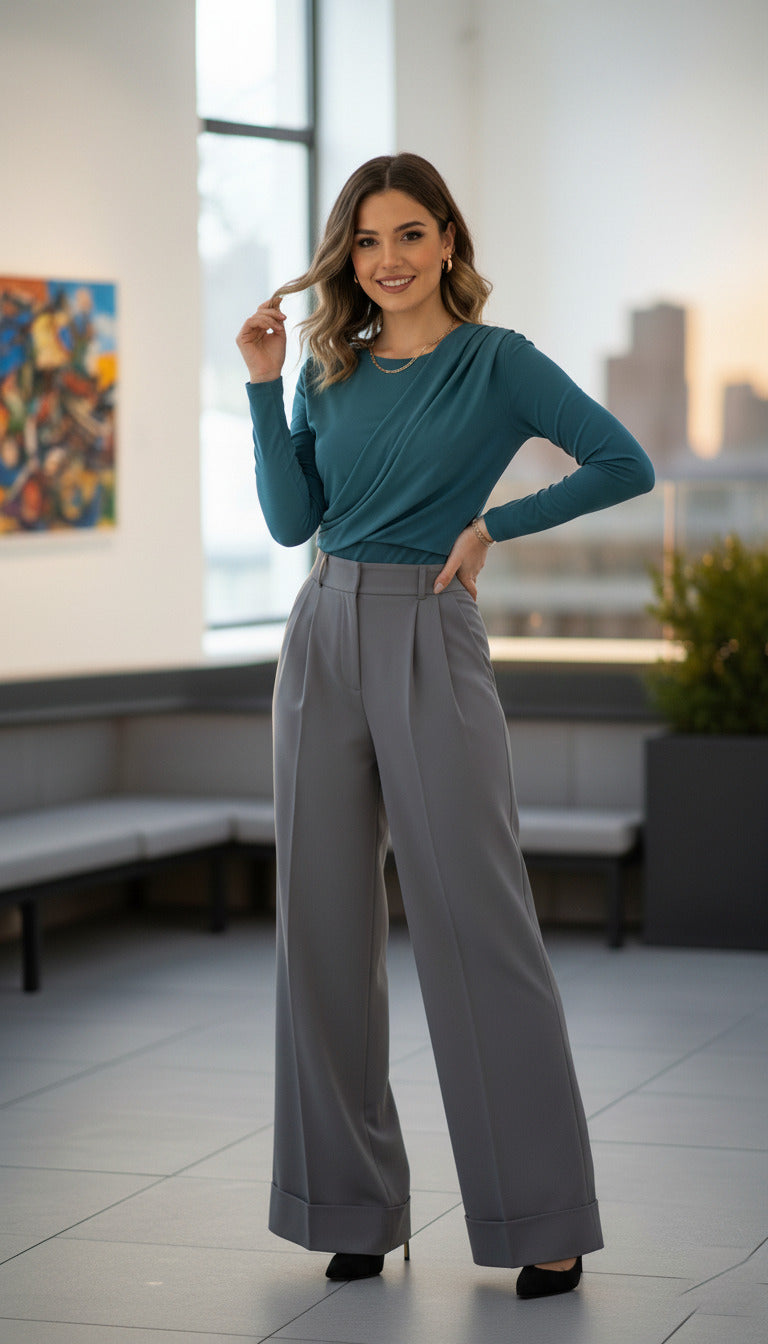 BODY MANICA LUNGA GIRO COLLO