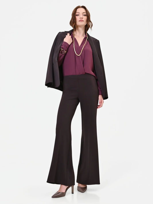 Pantalone Palazzo in Scuba Crepe