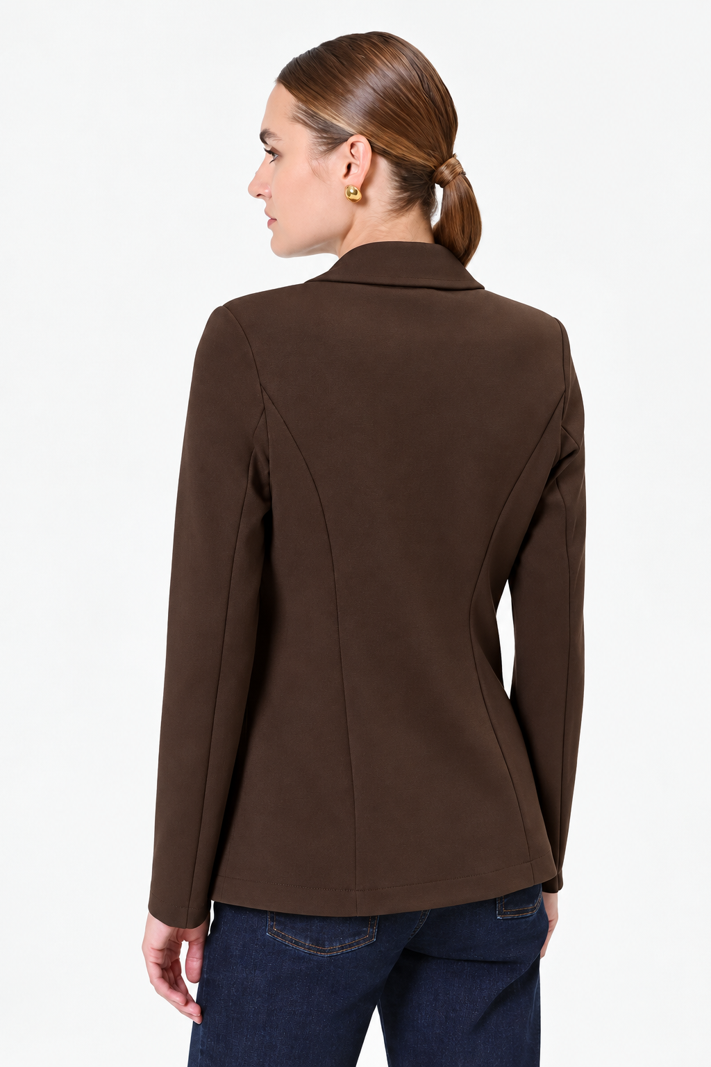 Giacca Doppio Petto Scuba Crepe