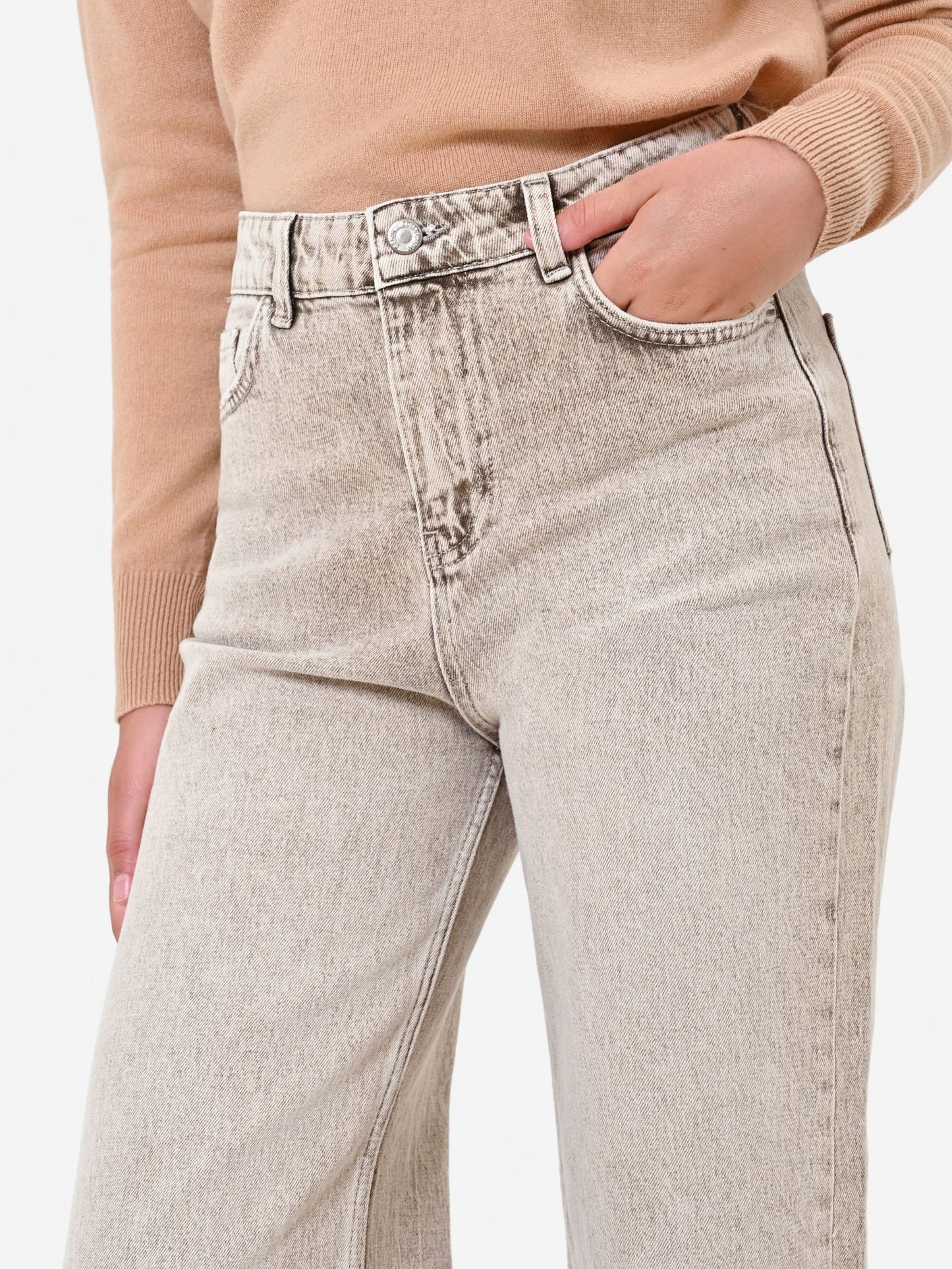 Jeans Ampi a vita alta