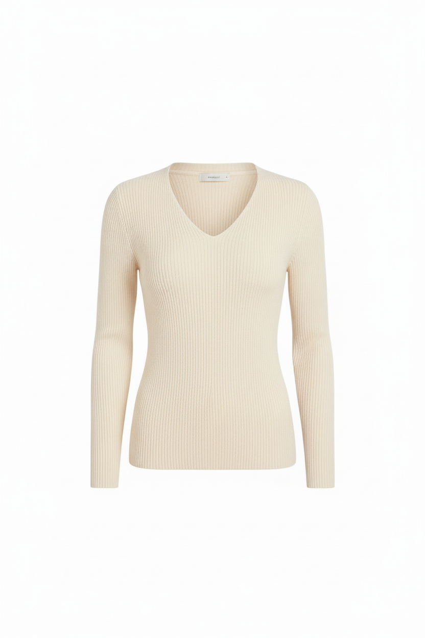 Maglia Costina scollo Punta