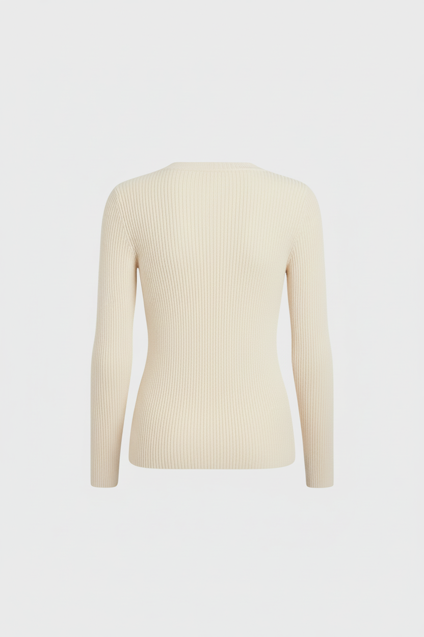 Maglia Costina scollo Punta