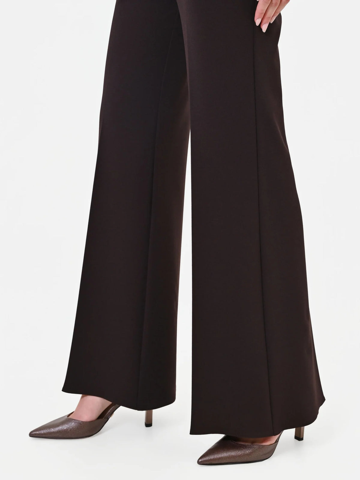 Pantalone Palazzo in Scuba Crepe