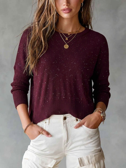 Maglione Over con Paillettes