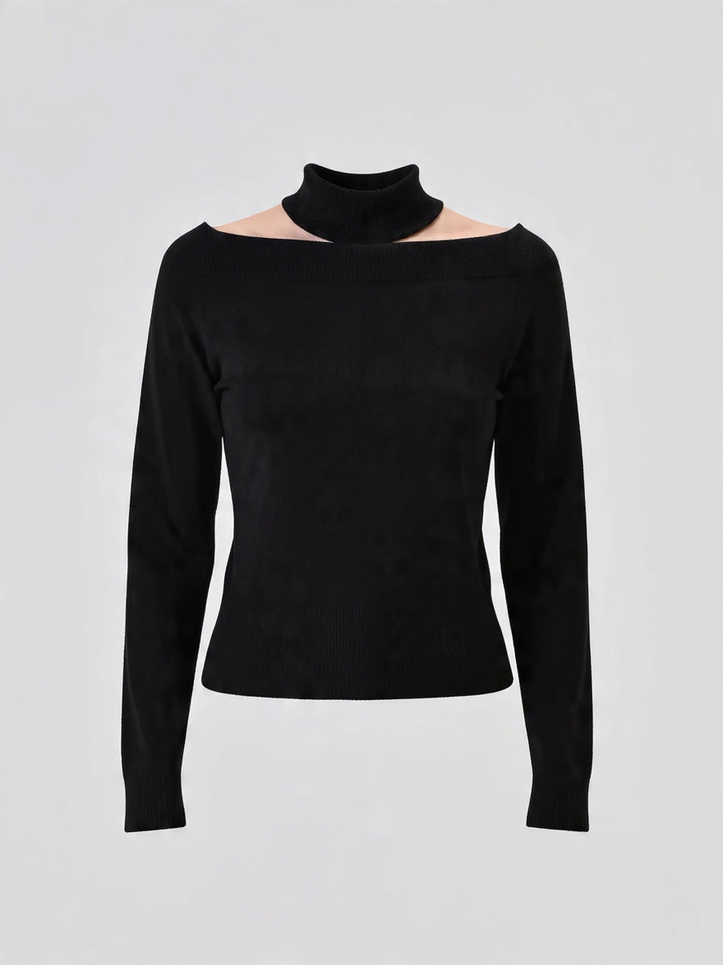 Maglia con dettaglio choker