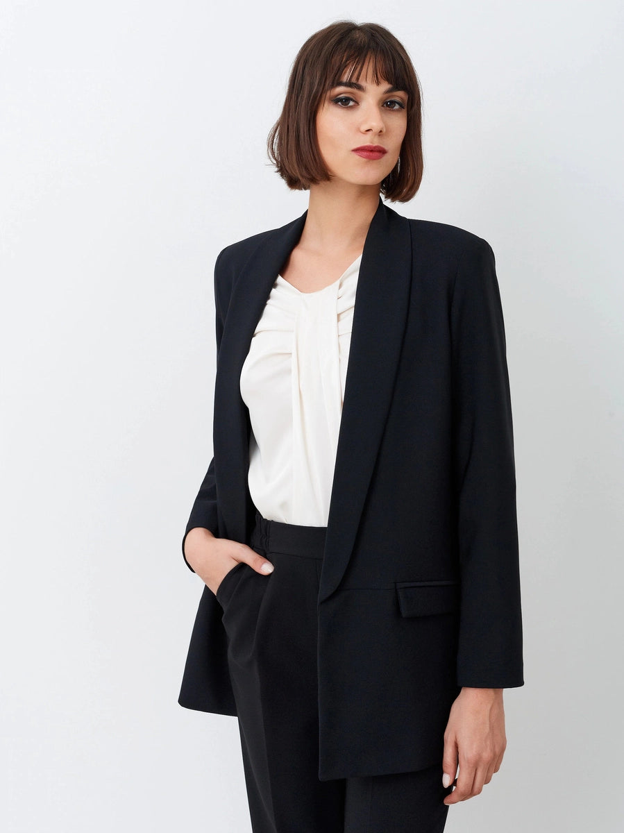 Giacca Blazer in Tessuto Tecnico