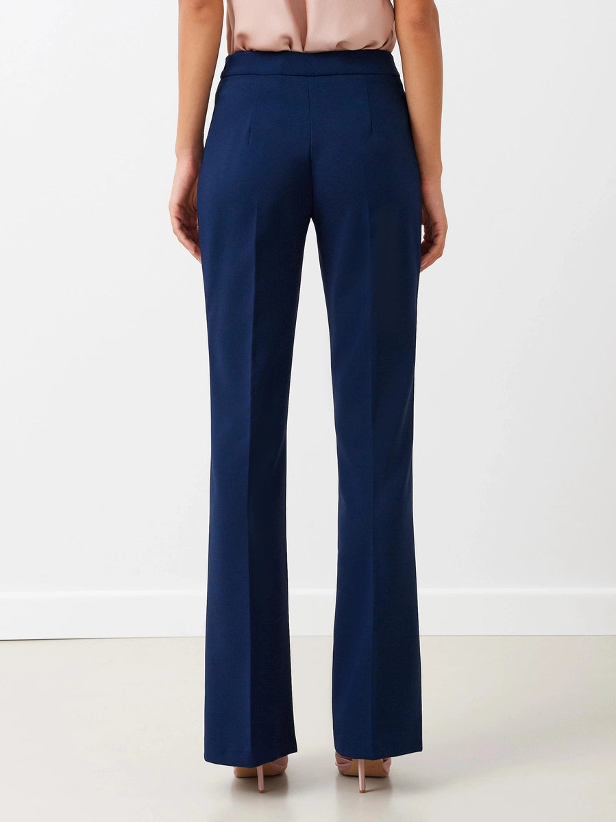 Pantalone Mid Flared in Tessuto Tecnico