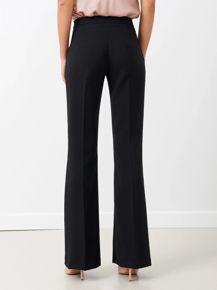 Pantalone Mid Flared in Tessuto Tecnico